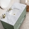 James Martin Vanities Breckenridge 48in Single Vanity, Smokey Celadon w/ 3 CM Carrara Marble Top 330-V48-SC-3CAR - alternate 4